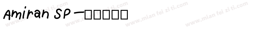Amiran SP字体转换